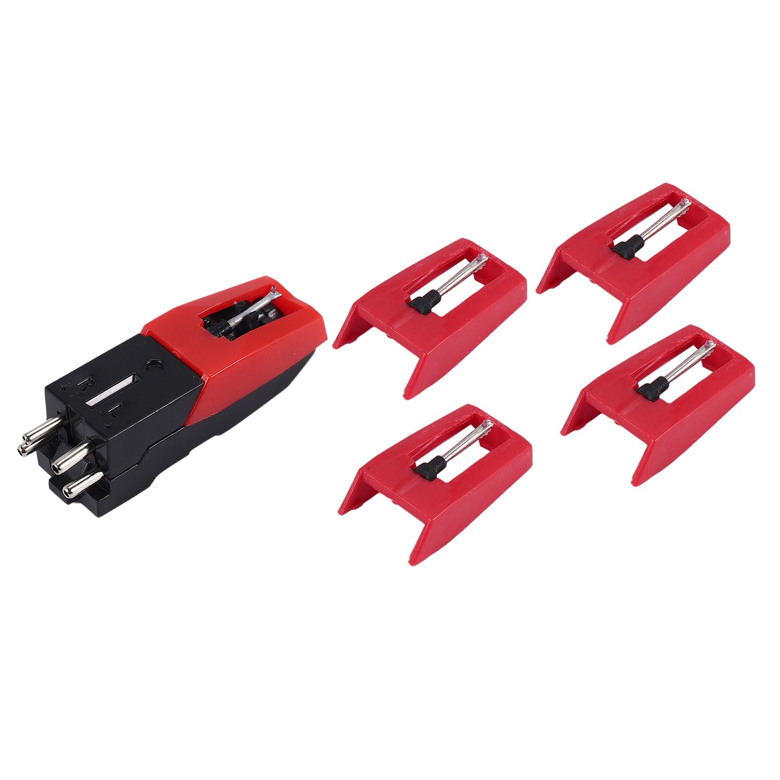 High-Quality Diamond Record Player Needle – 1 PC with 4 PCS Replacement Tips-image