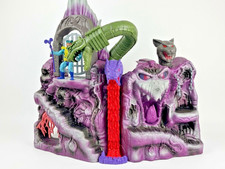 MOTU Masters of the Universe Snake Mountain Lava Fall   Snake Head lights up!