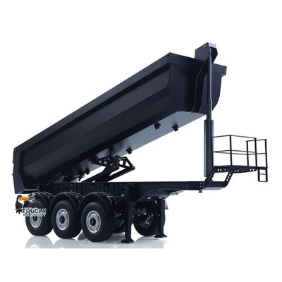 1/14 Metal Screw Lift Dump Semi Trailer for KABOLITE RC 770S Tractor Truck Lorry