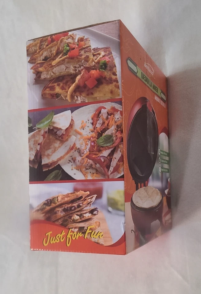 Máquina de quesadilla eléctrica Brentwood 8" TS-120 antiadherente nueva en caja Foto 2 de 3