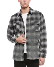 Weatherproof Vintage Brushed Plaid Shirt Jacket Men's