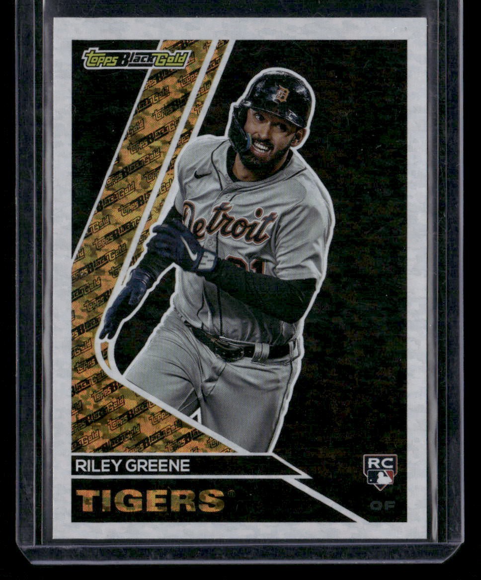 2023 Topps Update #BG-11 Riley Greene Topps Black Gold