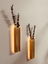 Artificial Eucalyptus with LED Lights Wall Planters Rustic Wall Decor with Light