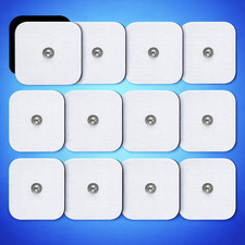 TENS Unit Replacement Pads 2x2 In 20 Pack 3.5mm Snap