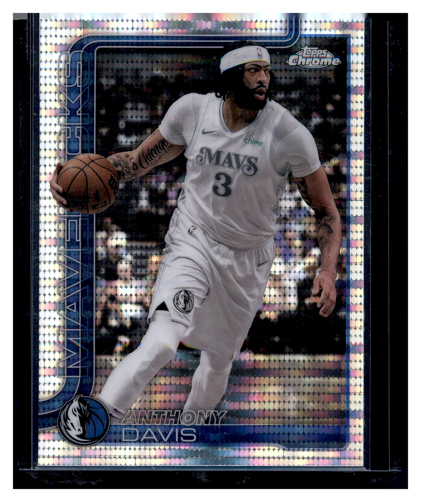 2025-26 Topps Chrome #96 Anthony Davis Pulsar Refractor
