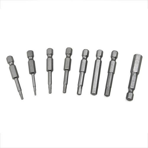 Set Of Hex Key-Allen Drill Bits Magnetic Handle For Electric-Screwdriver Short - Picture 7 of 23