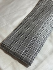 TM Lewin Black  Grey Check Silk Cummerbund