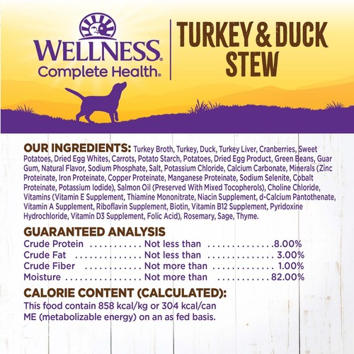 Complete Health Thick & Chunky Natural Grain Free Canned Wet Dog Food, Turkey... - Picture 6 of 7