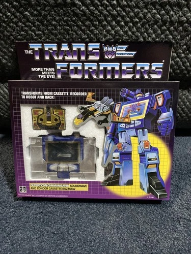 Hasbro Transformers Soundwave Action Figure with Buzzsaw Cassette