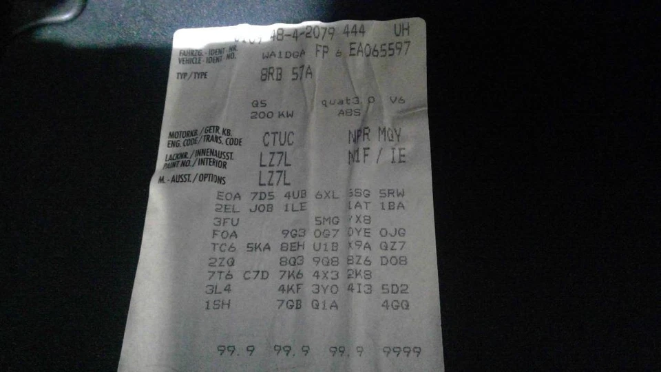 Chassis ECM Driver Assist Blind Spot Alert Master Fits 13-17 AUDI A5 648549 Foto 3 de 4