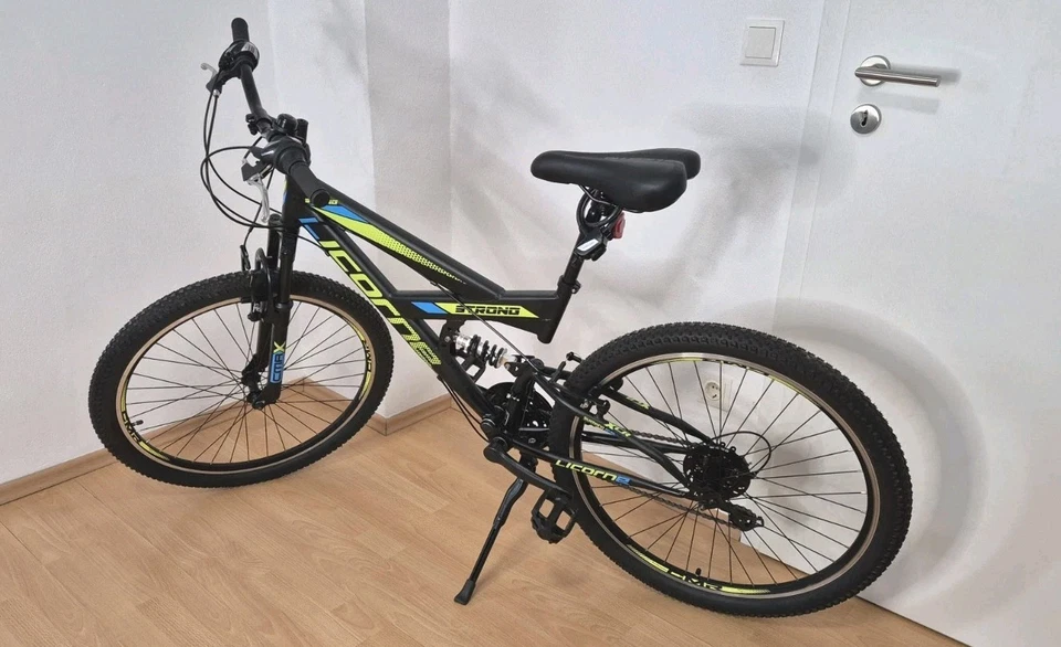 Licorne Mountainbike 26 Zoll – Shimano 21-Gang-Schaltung – Vollfederung - Bild 4 von 4