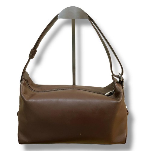 Montblanc Star Charm Shoulder Bag Leather Brown Silver Color From Japan - Foto 3 di 24