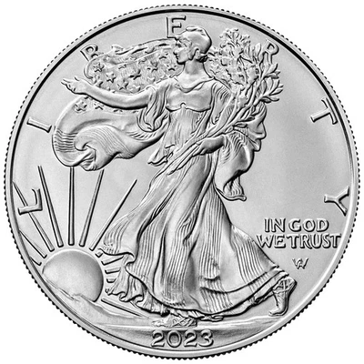 Silbermünze Silver Eagle 2023 - USA - Anlagemünze - 1 Oz ST - Bild 1 von 2
