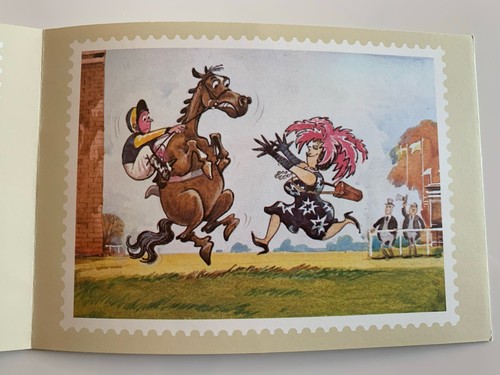 Horseracing by Thelwell - brochure art designs for stamps 6 postcard size images - Picture 5 of 11