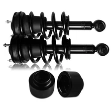 2''rear Leveling kit& 2 Front Complete Struts for Chevy Tahoe Suburban Avalanche