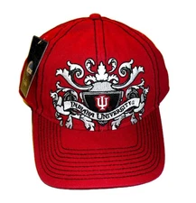 Indiana Hoosiers Mens Adjustable Strapback hat Cap New Tags Ncaa
