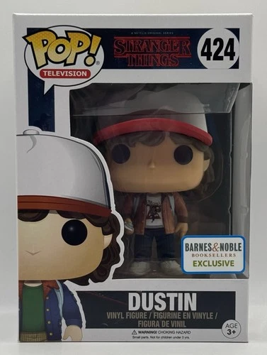 Funko Pop! Television Stranger Things Dustin #424 Barnes And Noble Exclusive
