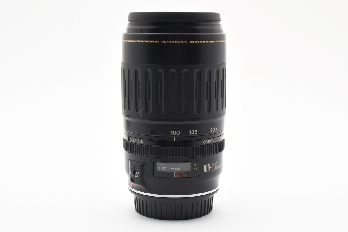 Canon EF 100-300mm F/4.5-5.6 USM Zoom Lens W/Cap From Japan