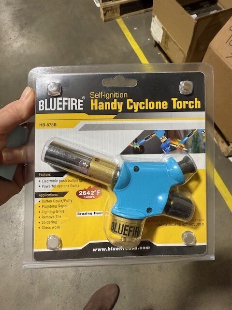 BLUEFIRE HB-875B Multi-Purpose Torch Head - Blue Handy Cyclone