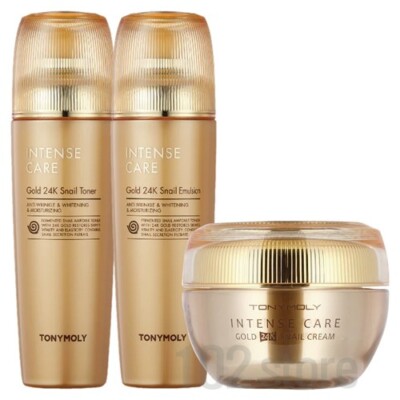 TONYMOLY INTENSE CARE 24K Gold トライアルセット TONYMOLY Intense Care Gold 24K Snail 3 Set