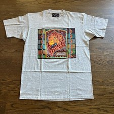 Vintage 90s Disney Originals THE LION KING Simba Puff Print Shirt Sz L/XL Minty 