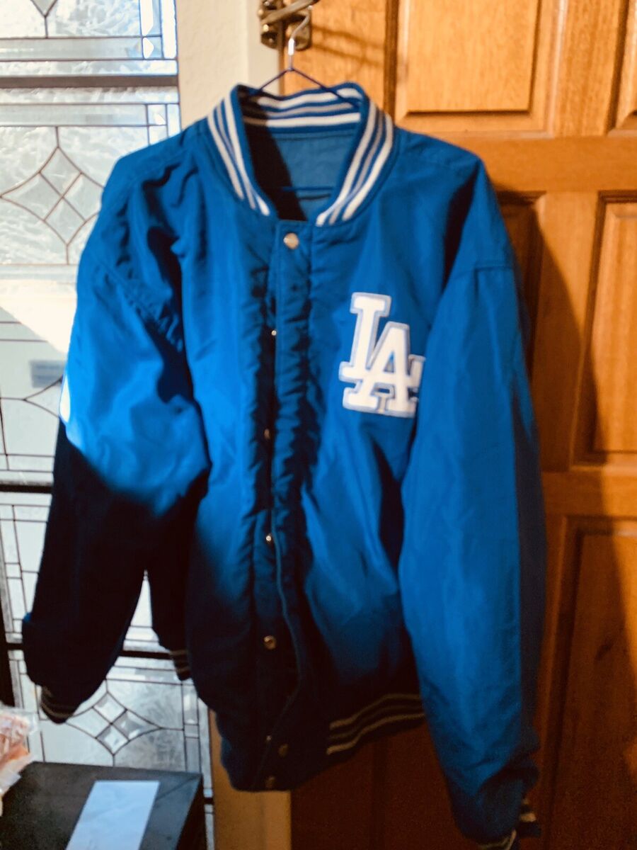 Dodgers LA Wool/Leather Reversible Vintage Jacket jh design Dodgers LA Wool/Leather Reversible Vintage Jacket jh design
