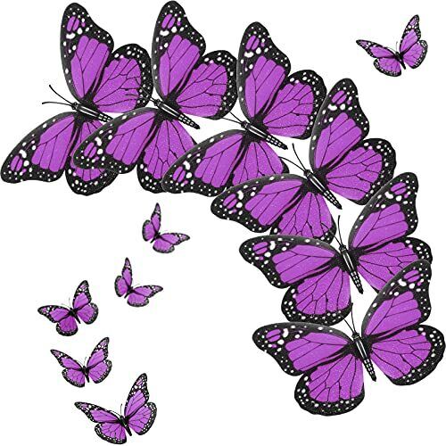 4.7 Inch Monarch Butterfly Decoration Fake Butterflies for Crafts Artificial But - Picture 1 of 7