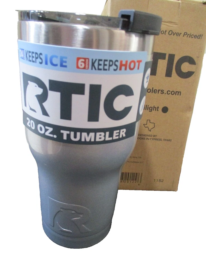 RTIC 20 oz Stainless Steel Tumbler New In Box travel mug - Image 2 of 4
