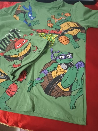 Teenage Mutant Ninja Turtles Boys Graphic Tee And Shorts Set Size 14/16 - Picture 8 of 13
