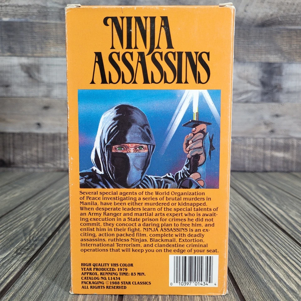 Ninja Assassins: AKA Enforcer From Death Row (VHS) Leo Fong Cameron Mitchell - Image 2 of 4