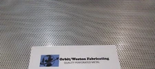 1/8" HOLES---18 GAUGE  304 STAINLESS PERFORATED SHEET-- 11" X 23"