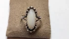 VINTAGE NATIVE AMERICAN RING SIZE 9 1/2 SIGNED HALLMARKED MOP STERLING SILVER