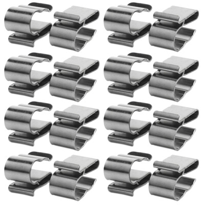 50Stk Solarpanel Kabelklemmen Edelstahl Kabelklemm Kabelclip Wire Clamp
