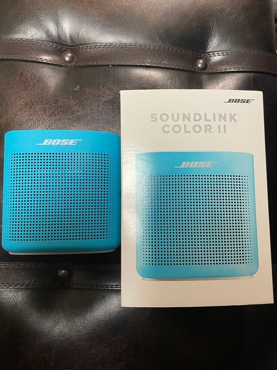 Bose SoundLink Color Bluetooth speaker II aquatic blue used Bose SoundLink Color Bluetooth speaker II aquatic blue used