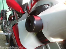 YAMAHA YZF600 YZF750 R6 FAIRING CRASH MUSHROOMS SLIDERS BOBBINS BUNG BLACK  R8C1