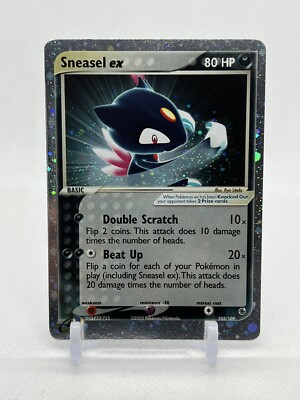 2003 Sneasel EX 103/109 EX Ruby & Sapphire Pokemon Card - NM/ M