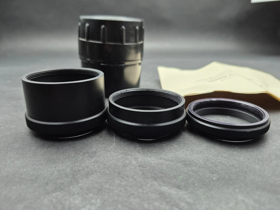 Juego de 3 ANILLOS MACRO SOVIÉTICOS / ANILLOS DE EXTENSIÓN ZENIT - M42 montura de lente URSS Foto 3 de 4