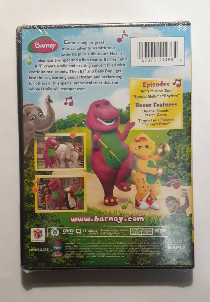その他 Barney [DVD] [Import] Barney DVD Lot Just Imagine,Lets Make Music,Shake Dino Tail,Rhyme