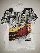 Joey Logano Nascar #22 Total Print T-shirt 2018 Size 2X