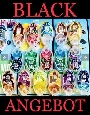 BLACK ANGEBOT 1000 Aromakapseln Aroma King Hoffmann Kugeln Perlen Balls Pops