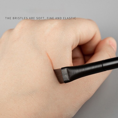 Eyebrow Inclined Flat Angled Eye Brush Eyeshadow Eye Brow Makeup Tool 2024 - Picture 3 of 14