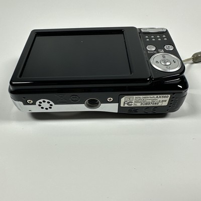 Fujifilm FinePix AX550 16.0MP 5x Zoom Black Digital Camera Tested Working