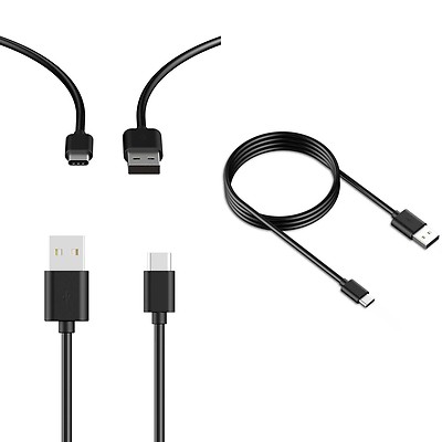 LADEKABEL USB TYP-C SCHWARZ 1M LADEGERÄT UND SYNC [KEINE EINZELHANDELSVERPACKUNG]