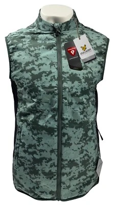 Lyle & Scott Golf Seafoam Print Full Zip Primaloft Gilet - UVP110€ - M L XL