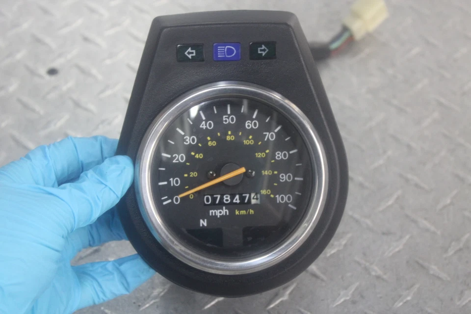 Suzuki Savage 650 LS650P 1999 medidor Speedo 7.847 ODO RUN VID 34110-24C20 Foto 4 de 4