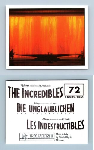 The Incredibles #72 Panini 2004 Disney Pixar Sticker - Picture 1 of 1