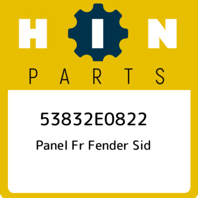 53832E0822 Hino Panel fr fender sid 53832E0822, New Genuine OEM 