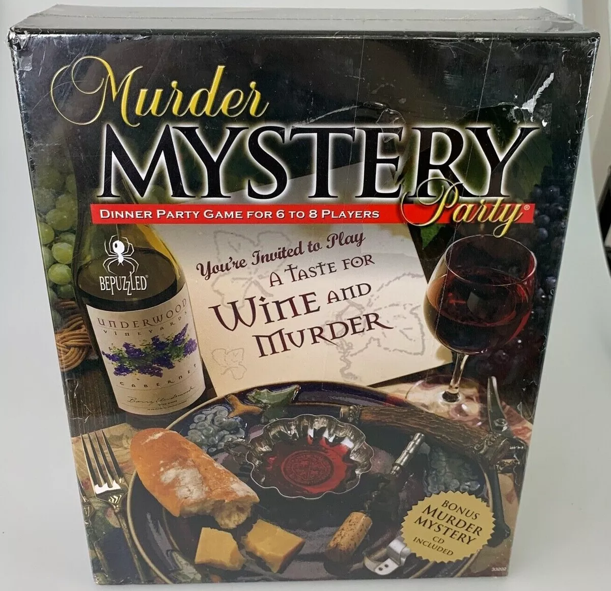 Murder Mystery Party - Taste for Wine & Murder by University Games