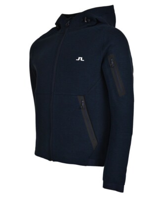 J. Lindeberg Tech Sweat Athletic Hoodie Jacket Golf Running Ski