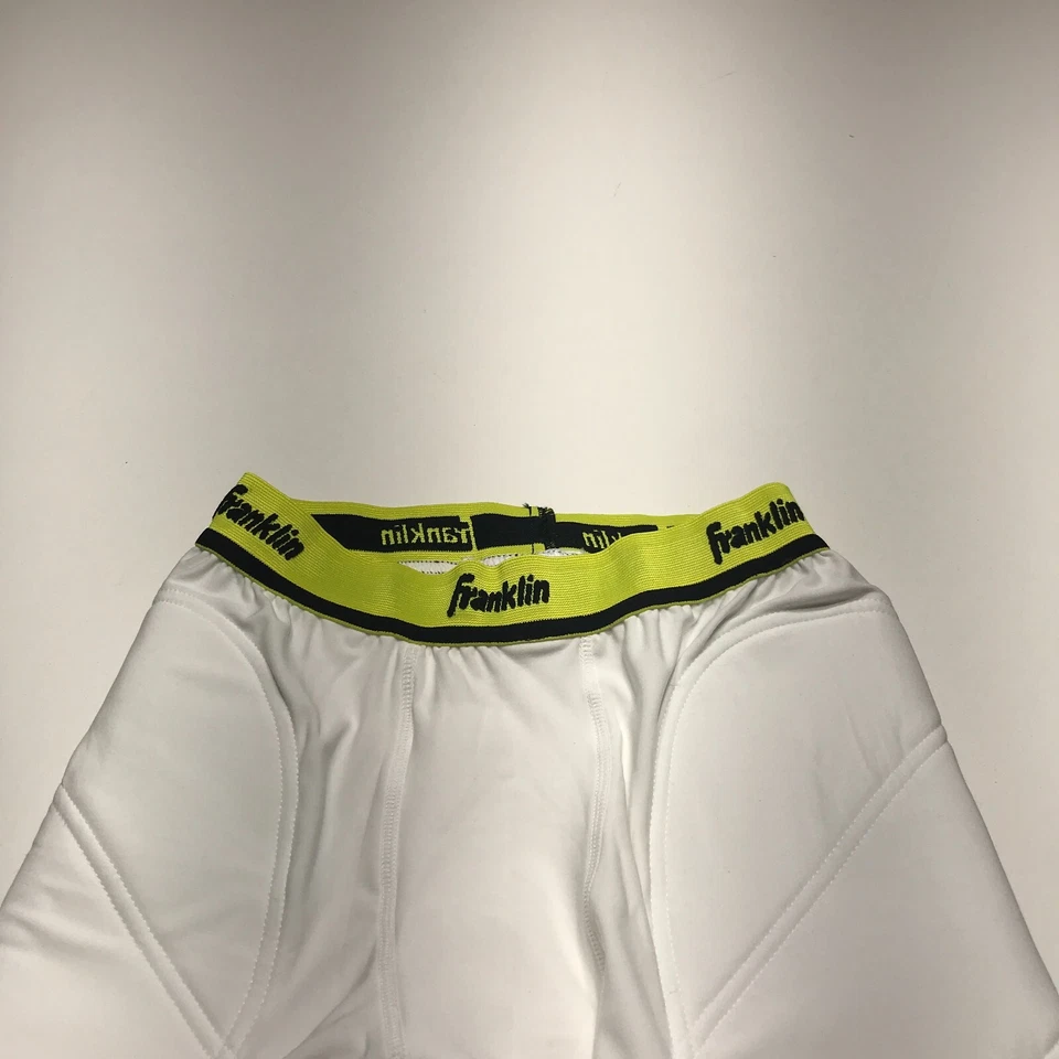 Pantalones Cortos de Compresión Franklin Sports Juvenil Pequeños Acolchados Capa Base Softbol Foto 3 de 4